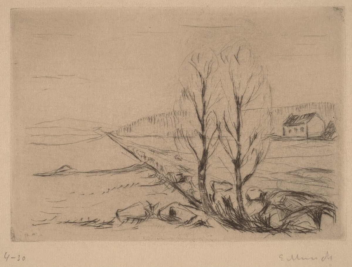 Norwegian Landscape (Norwegische Landschaft) by Edvard Munch