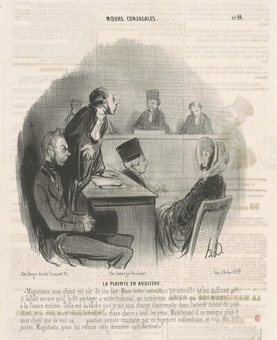 La plainte en adultère