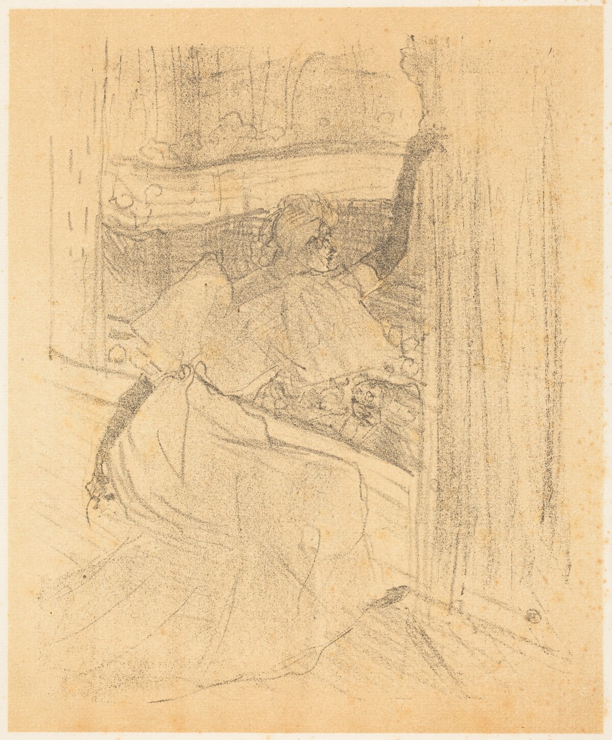 Bowing to the Audience (Saluant le public) by Henri de Toulouse-Lautrec
