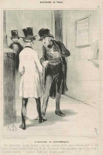 Le marchand de contremarques