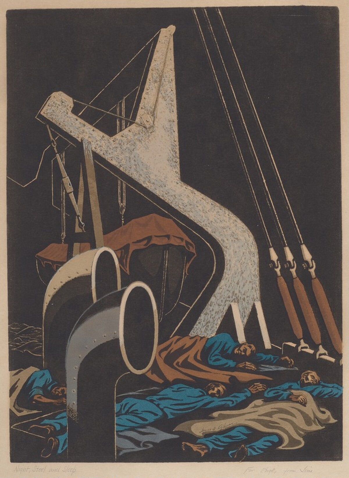 Night, Steel and Sleep by James Downey Egleson