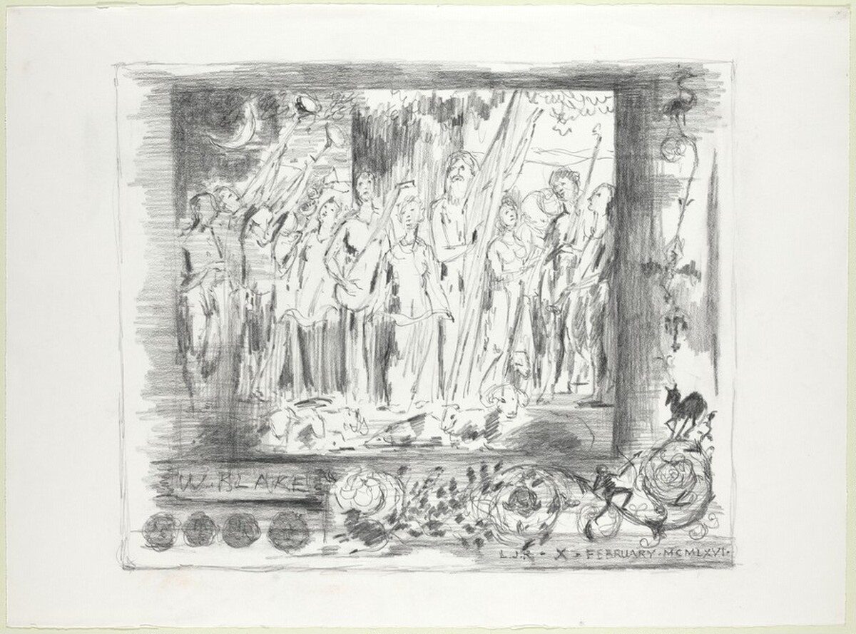Study for "After Blake's Job" by Benton Murdoch Spruance