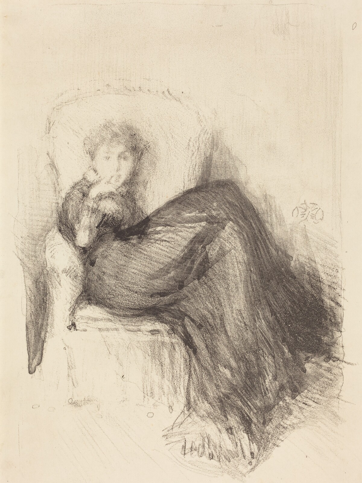Study: Maude Seated by James McNeill Whistler