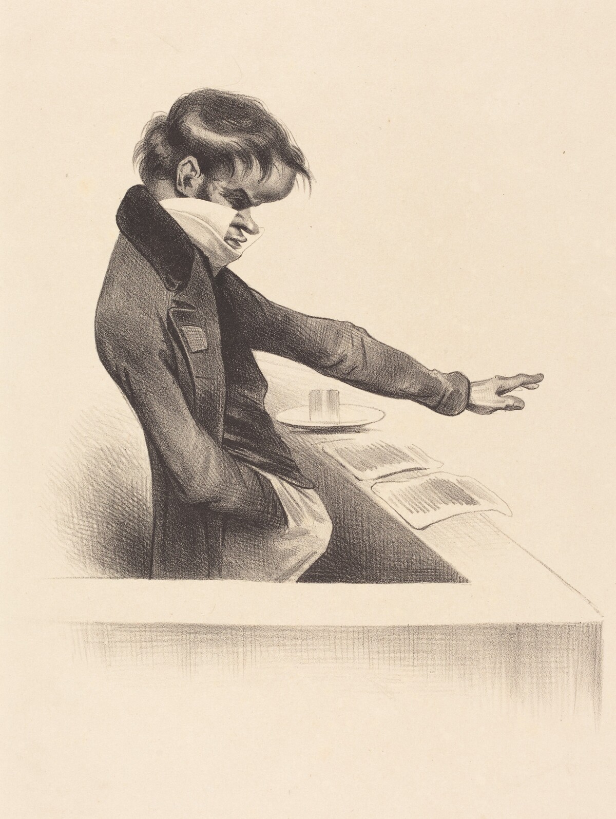 Viennet a la Tribune by Honoré Daumier