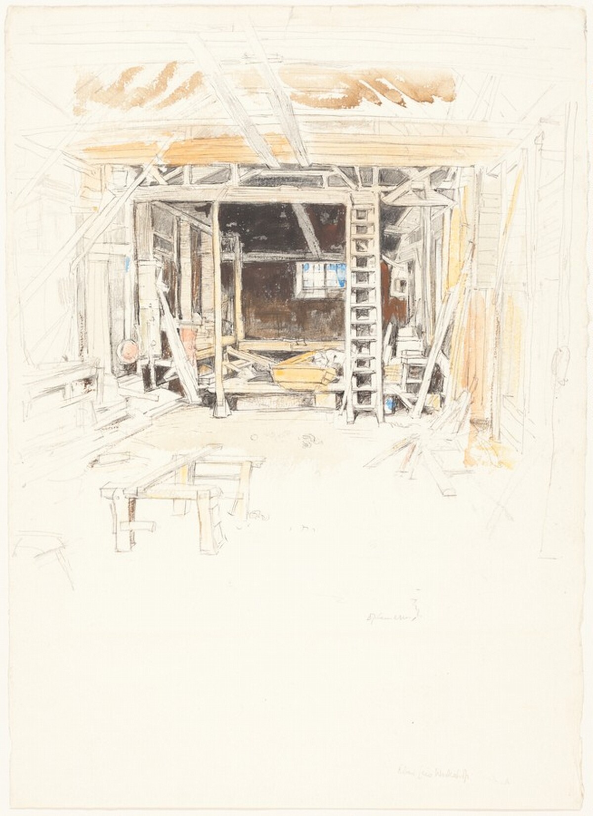 Robert Lee's Workshop by David Young Cameron