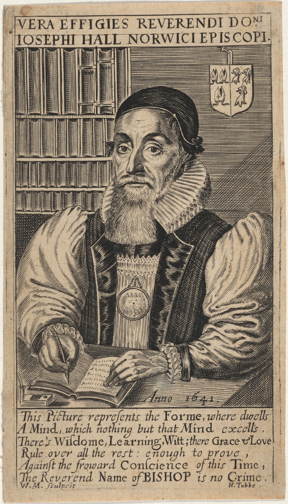 Joseph Hall, Bishop of Norwich by William Marshall