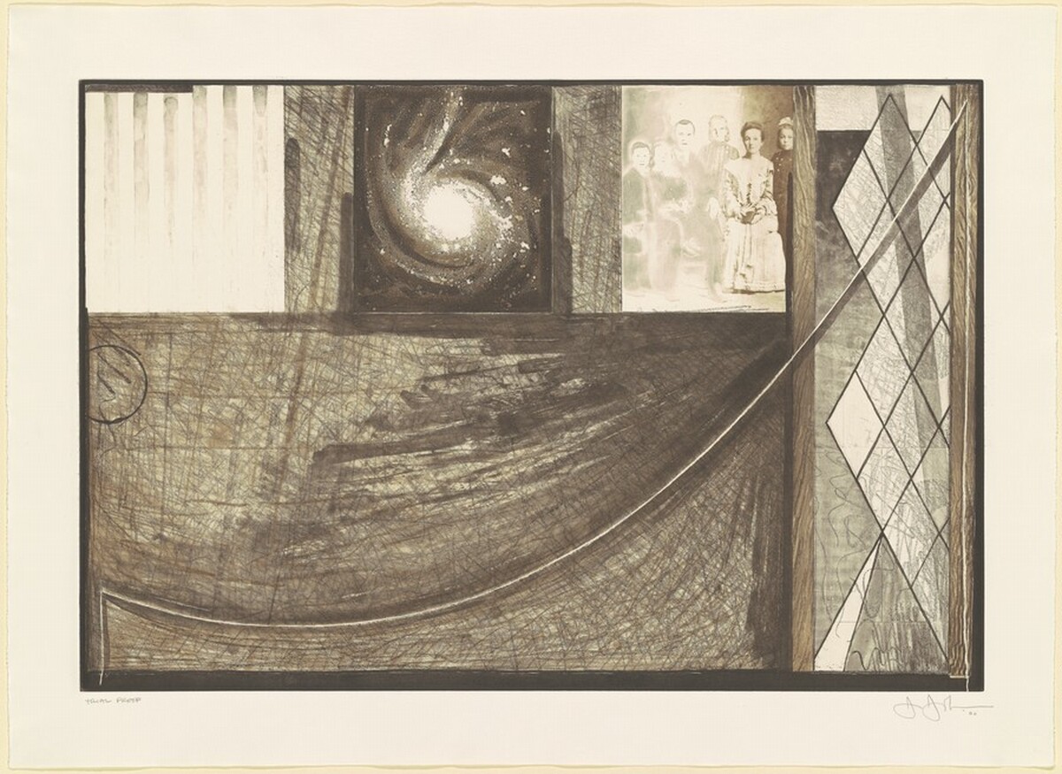 Untitled [trial proof] by Jasper Johns