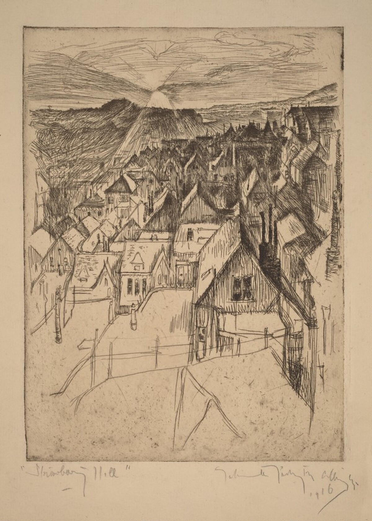 Strawberry Hill, San Francisco by Gertrude Partington Albright
