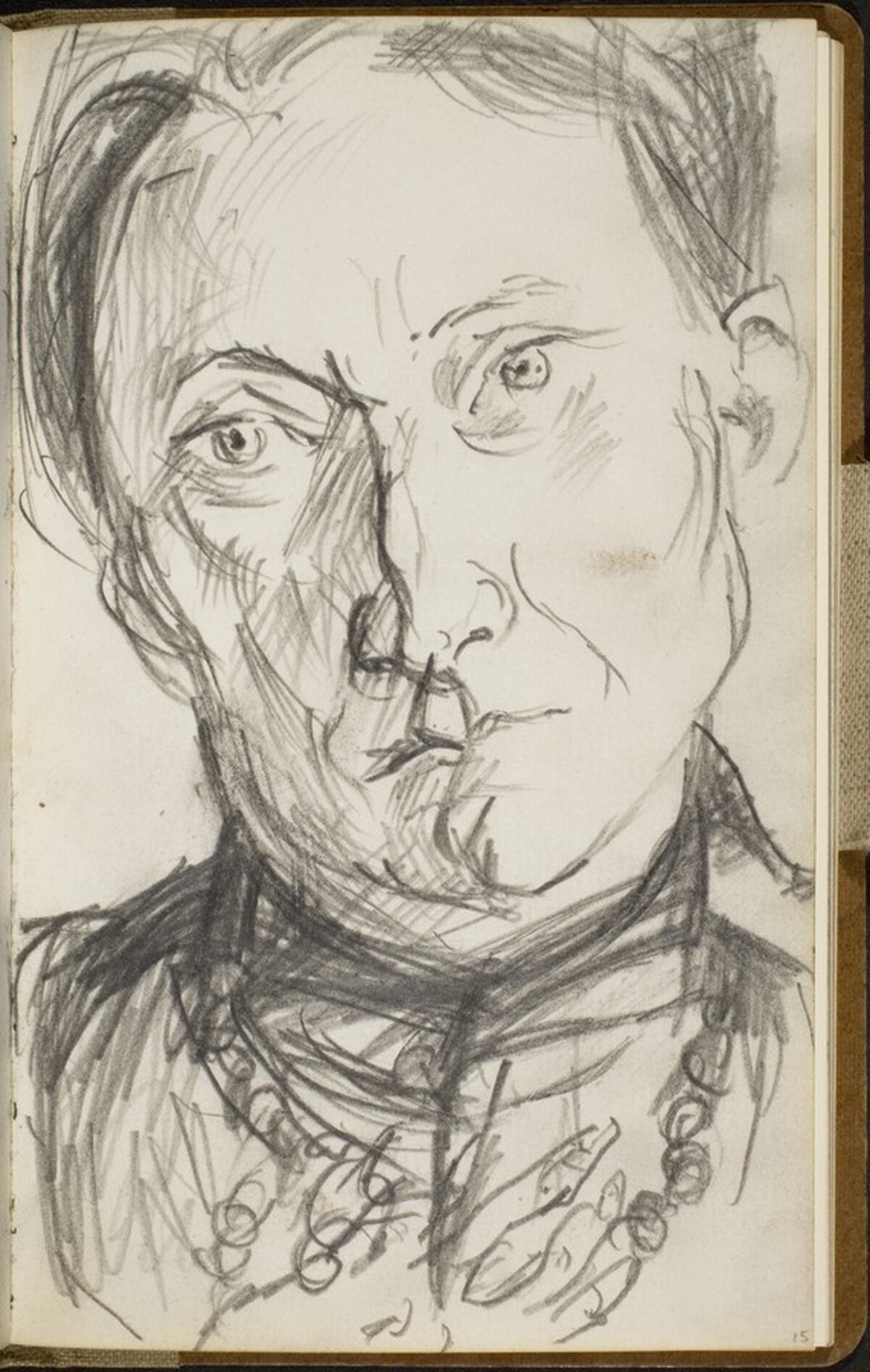 Portrait Sabine Hackenschmidt (Portrait of Sabine Hackenschmidt) [p. 15] by Max Beckmann