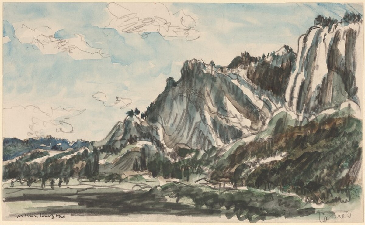 Near Cannes by Sir Muirhead Bone