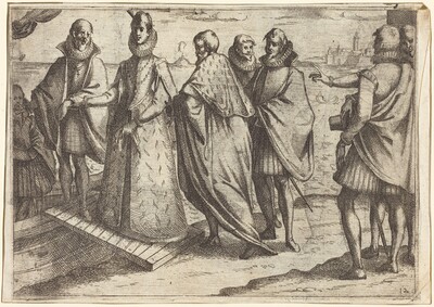 Embarkation at Genoa [recto]
