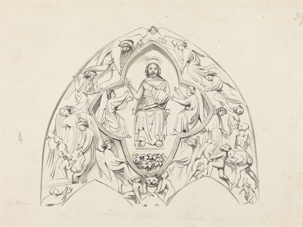 Last Judgment, Lincoln Cathedral by W. Walton after John Flaxman