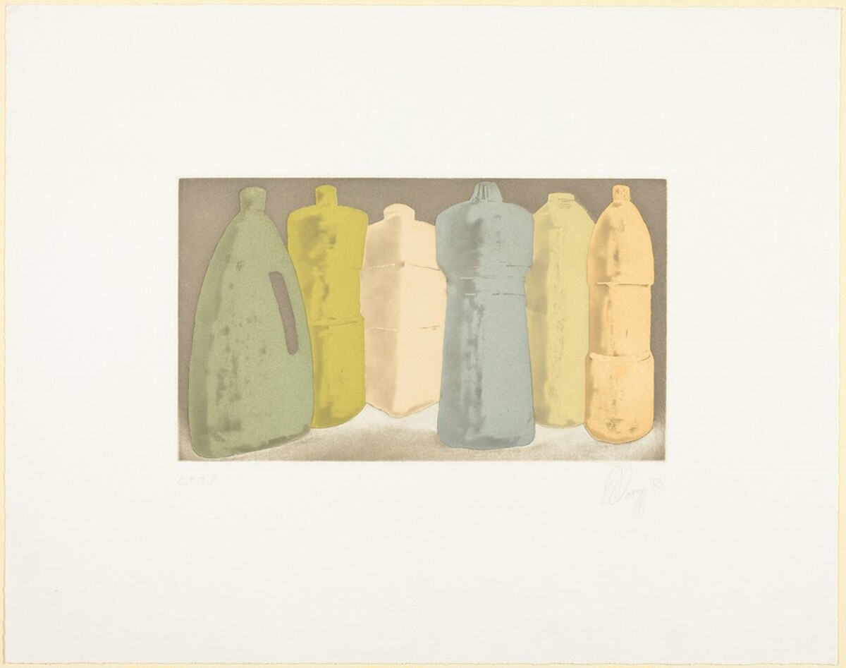 Six Bottles (Large), State 2 by Tony Cragg