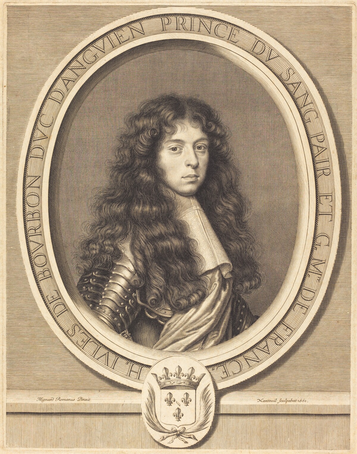 Jules, Duc d'Enghien by Robert Nanteuil after Pierre Mignard I