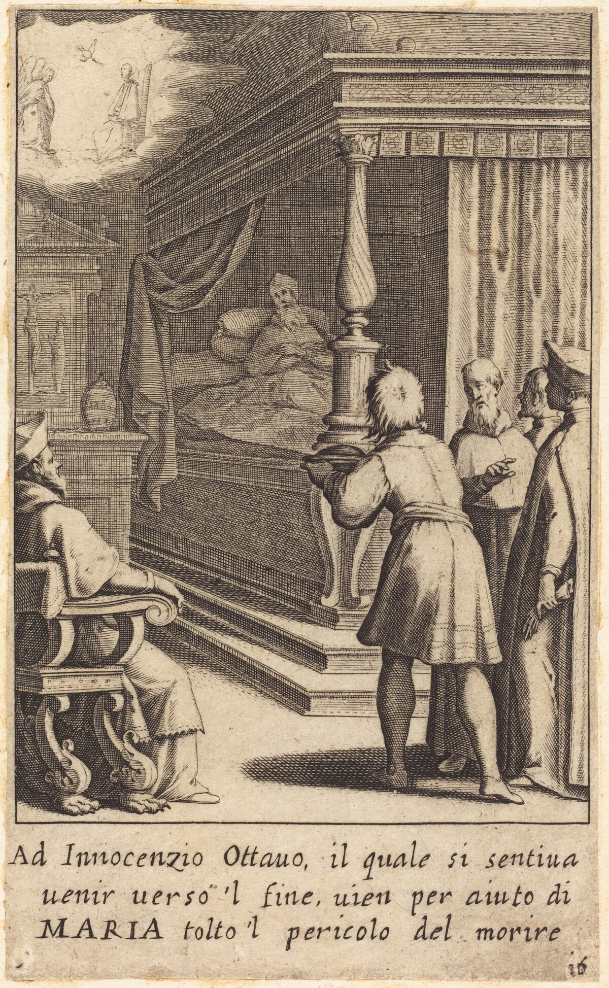 Innocent VIII by Jacques Callot