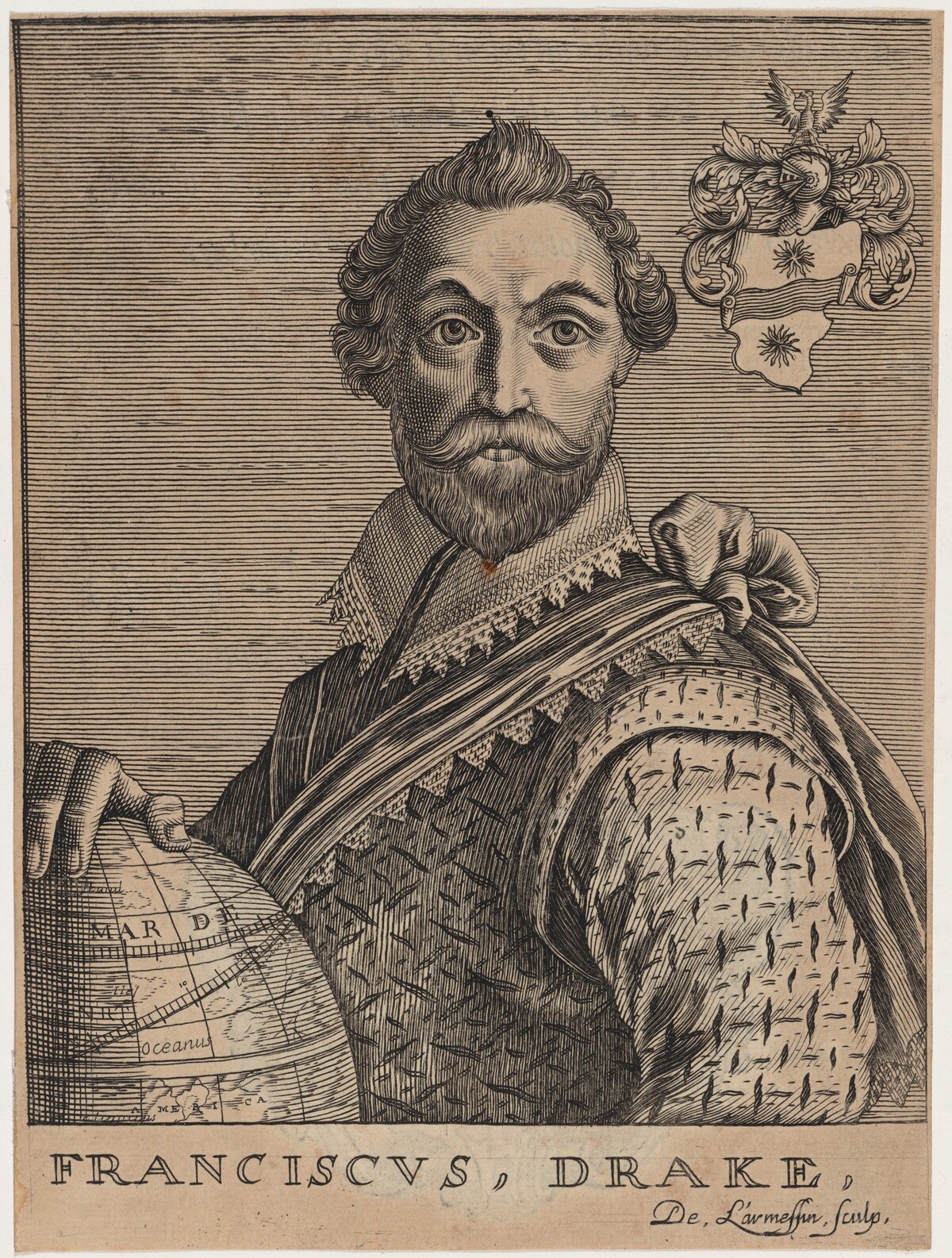 Sir Francis Drake by Nicolas de Larmessin IV