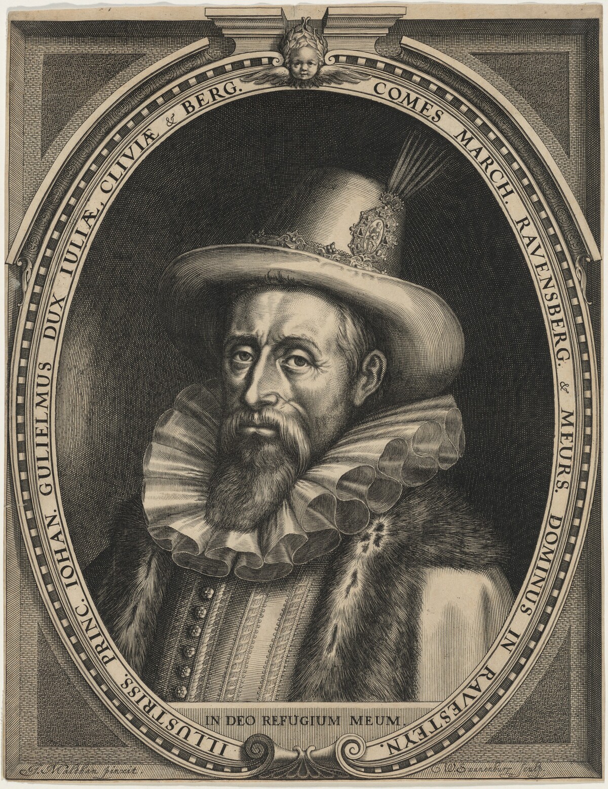John William, Duke of Cleves by Willem Swanenburgh after Jacob Matham