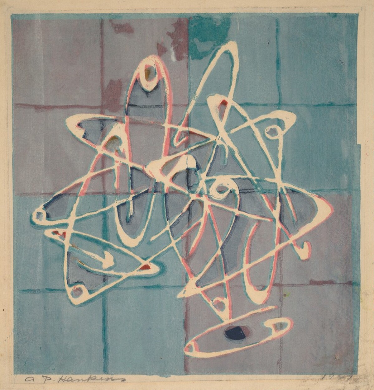 Untitled (Safety Pin Abstraction) by Abraham P. Hankins