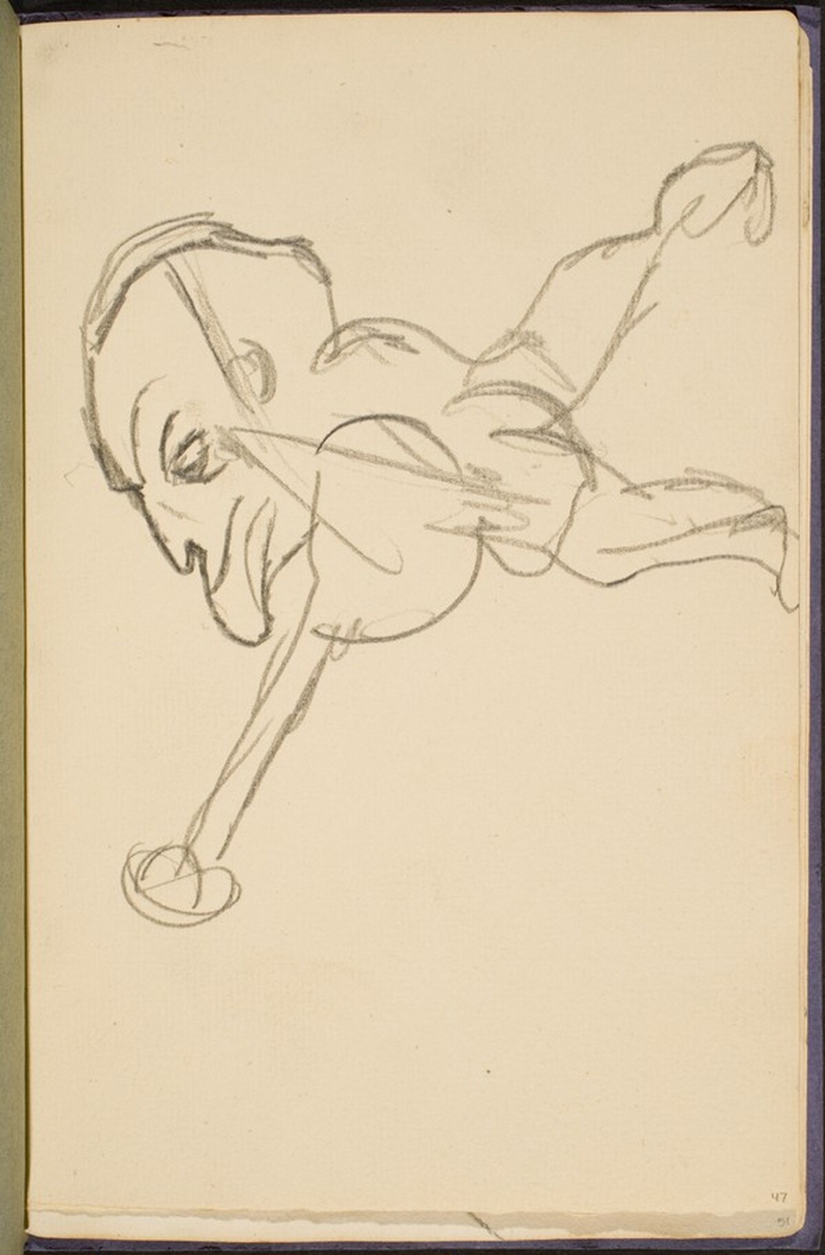Zwerg (Small Man) [p. 47] by Max Beckmann