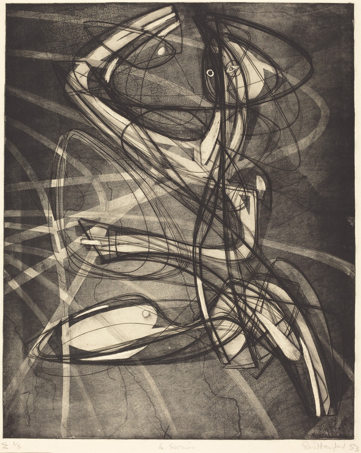 Sorcier by Stanley William Hayter