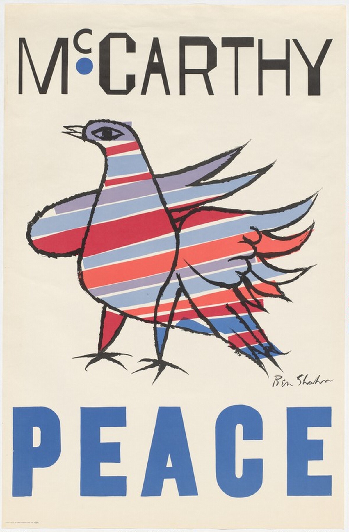McCarthy Peace (poster) by Ben Shahn
