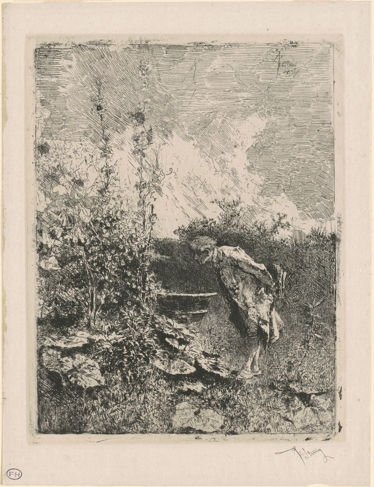 L'Amateur de jardin (The Gardening Enthusiast) by Mariano Fortuny Marsal