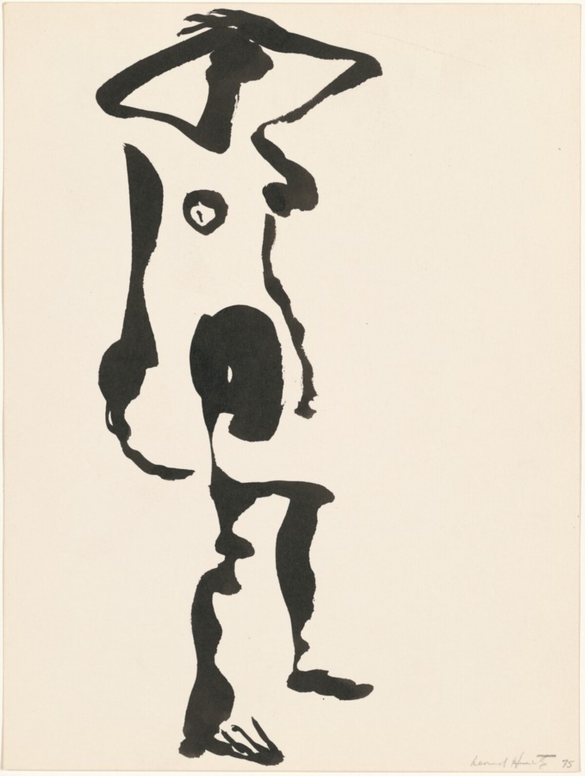 Standing Female Nude by Leonard Horowitz