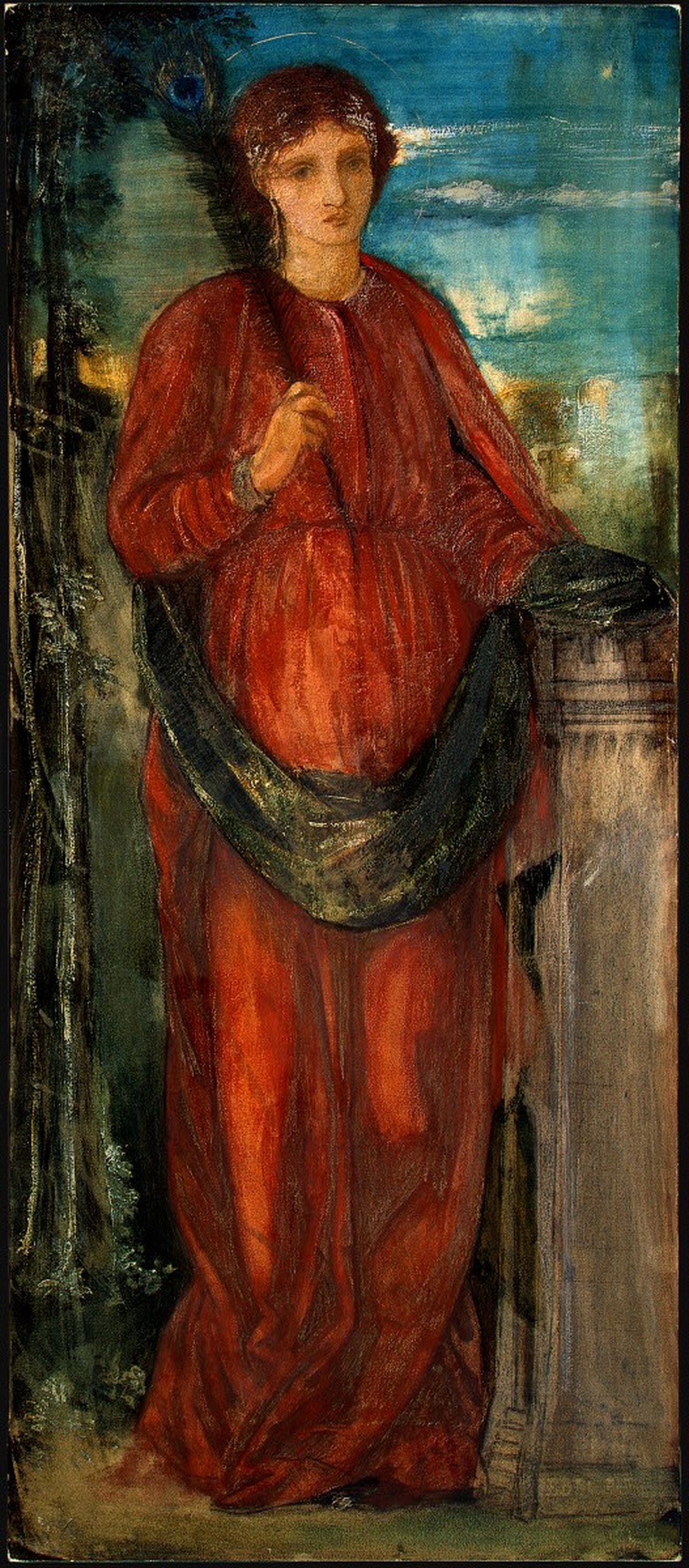Saint Barbara by Sir Edward Coley Burne-Jones