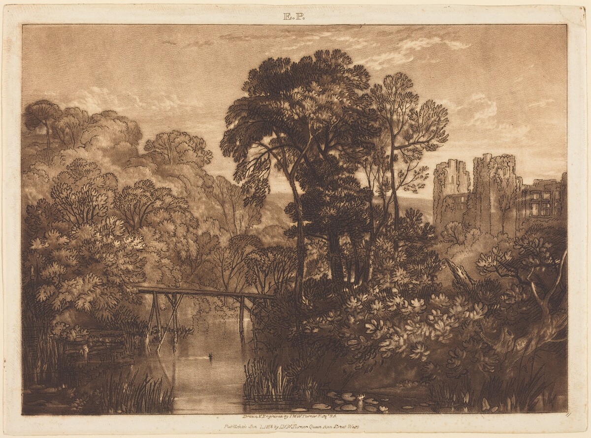 Berry Pomeroy Castle by Joseph Mallord William Turner