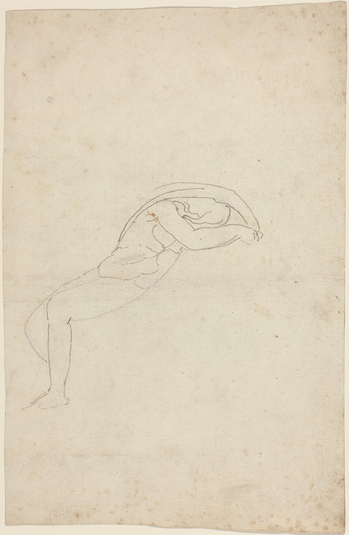 Study of a Semi-Reclining Figure by John Flaxman