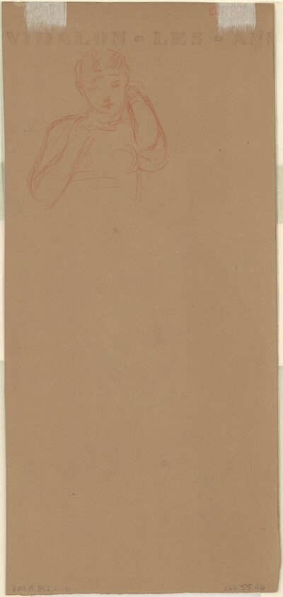 Study for "Greek Girls Bathing" [verso]