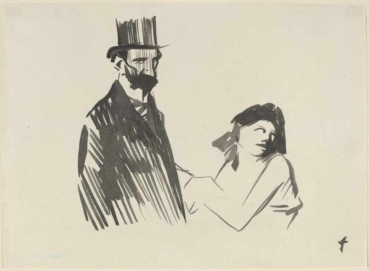 Man and Woman by Jean-Louis Forain
