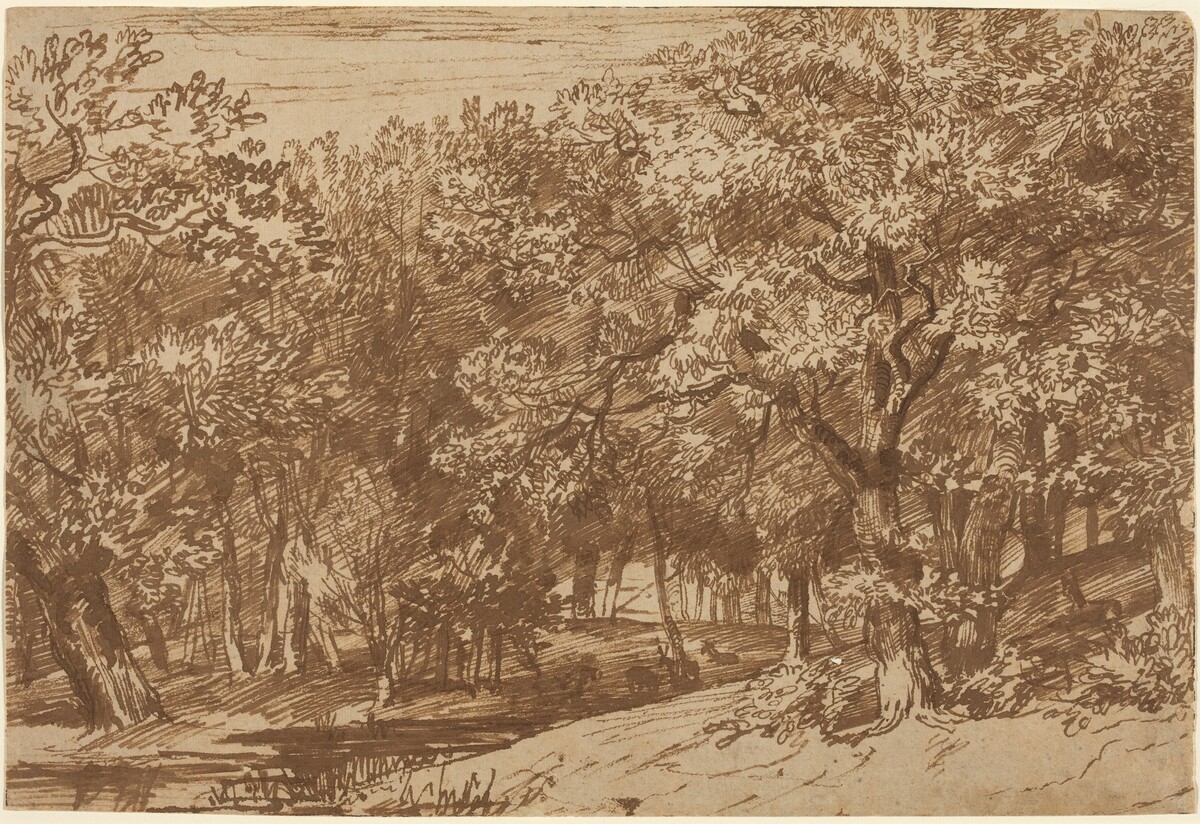 Deer Park by Jan Lievens