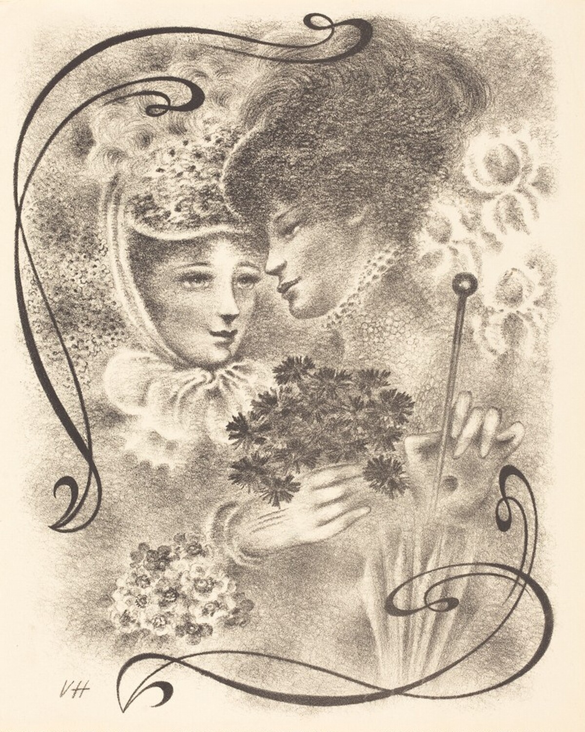 Frontispiece by Valentine Hugo