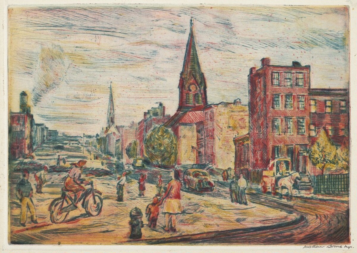 Hieks Street by Mortimer Borne