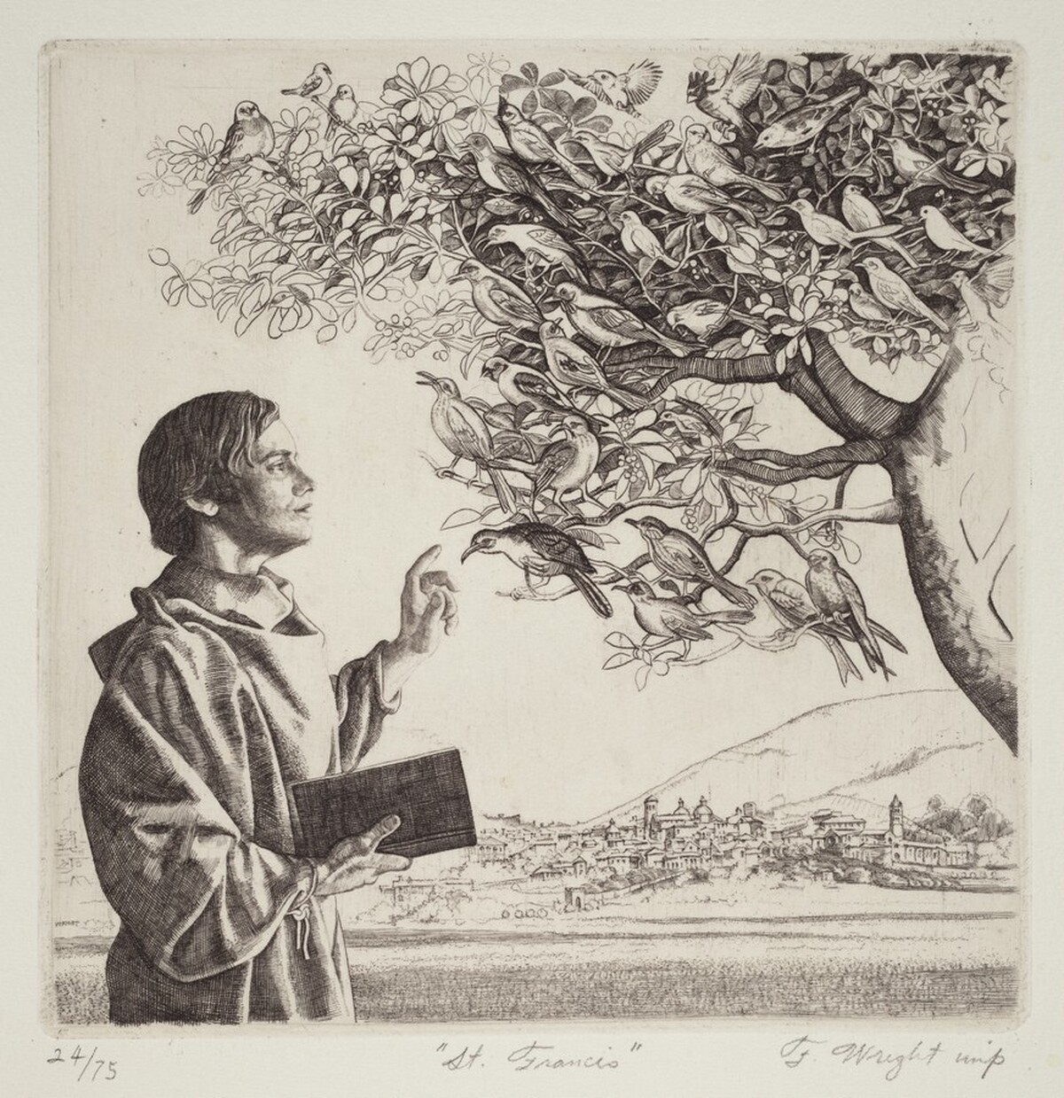 Saint Francis by Frank Wright