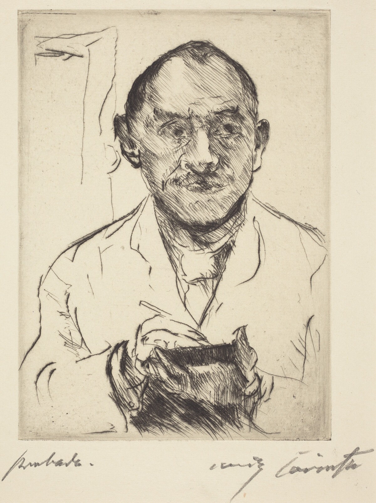 Selbstbildnis (Self-Portrait) by Lovis Corinth