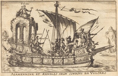 Agamennone et Menelao argn condoti da Vulcano