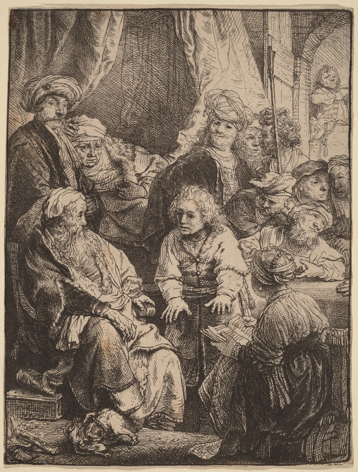 Joseph Telling His Dreams by Rembrandt van Rijn