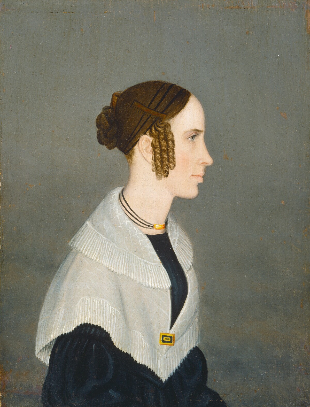 Profile Portrait of a Lady by American 19th Century