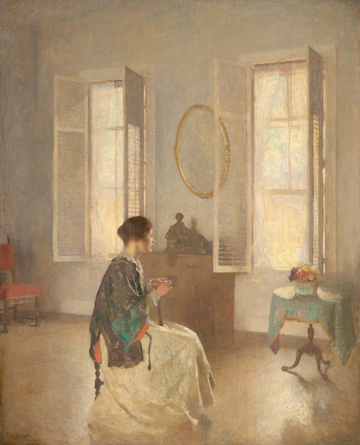 The Open Window by Frank Weston Benson
