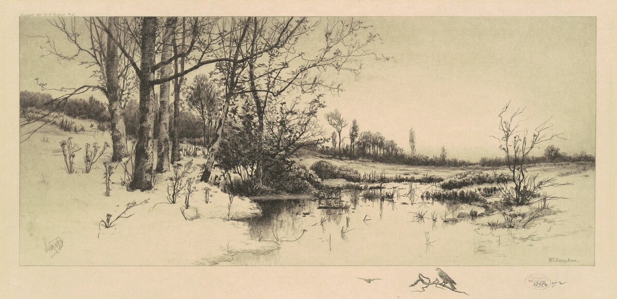 Robed in a Garment of Untrodden Snow by W.C. Bauer