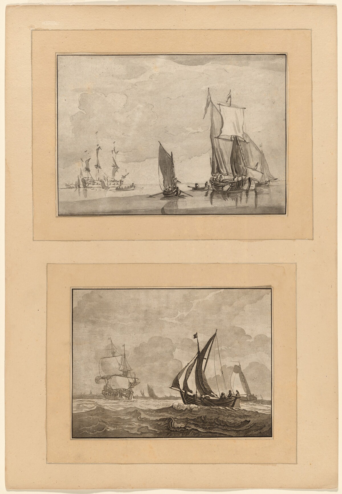 Seascape by Regina Schönecker after Wigerus Vitringa