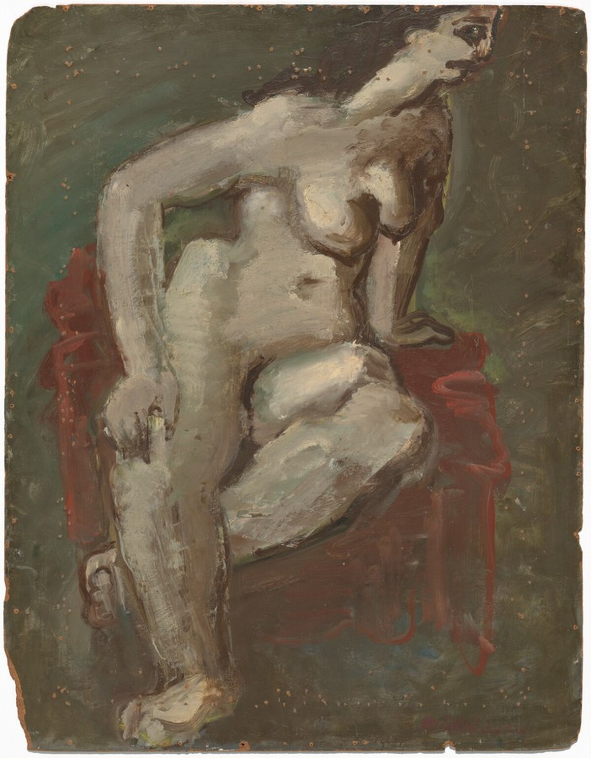 Seated Nude by Mark Rothko