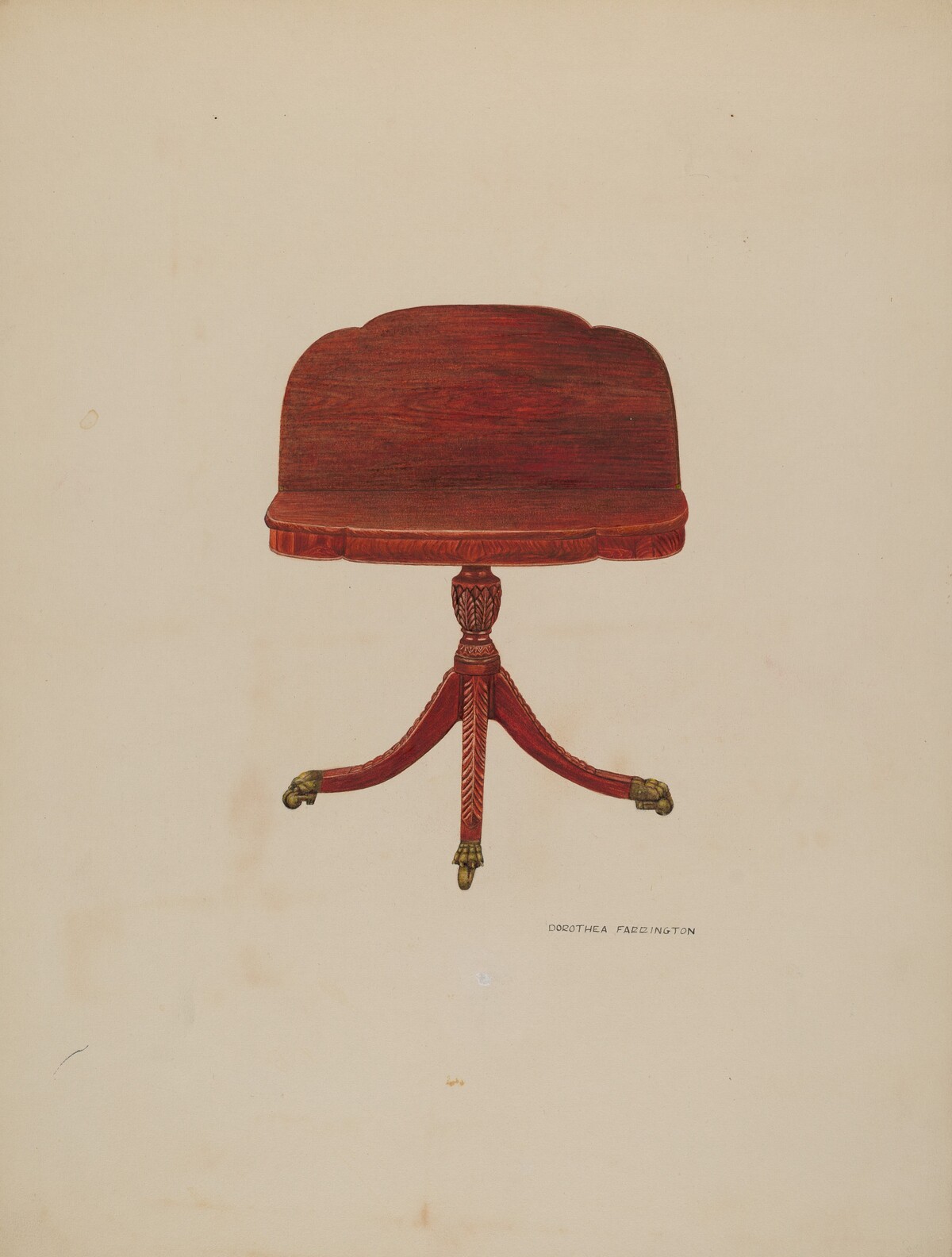 Drop Leaf Table by Dorothea A. Farrington