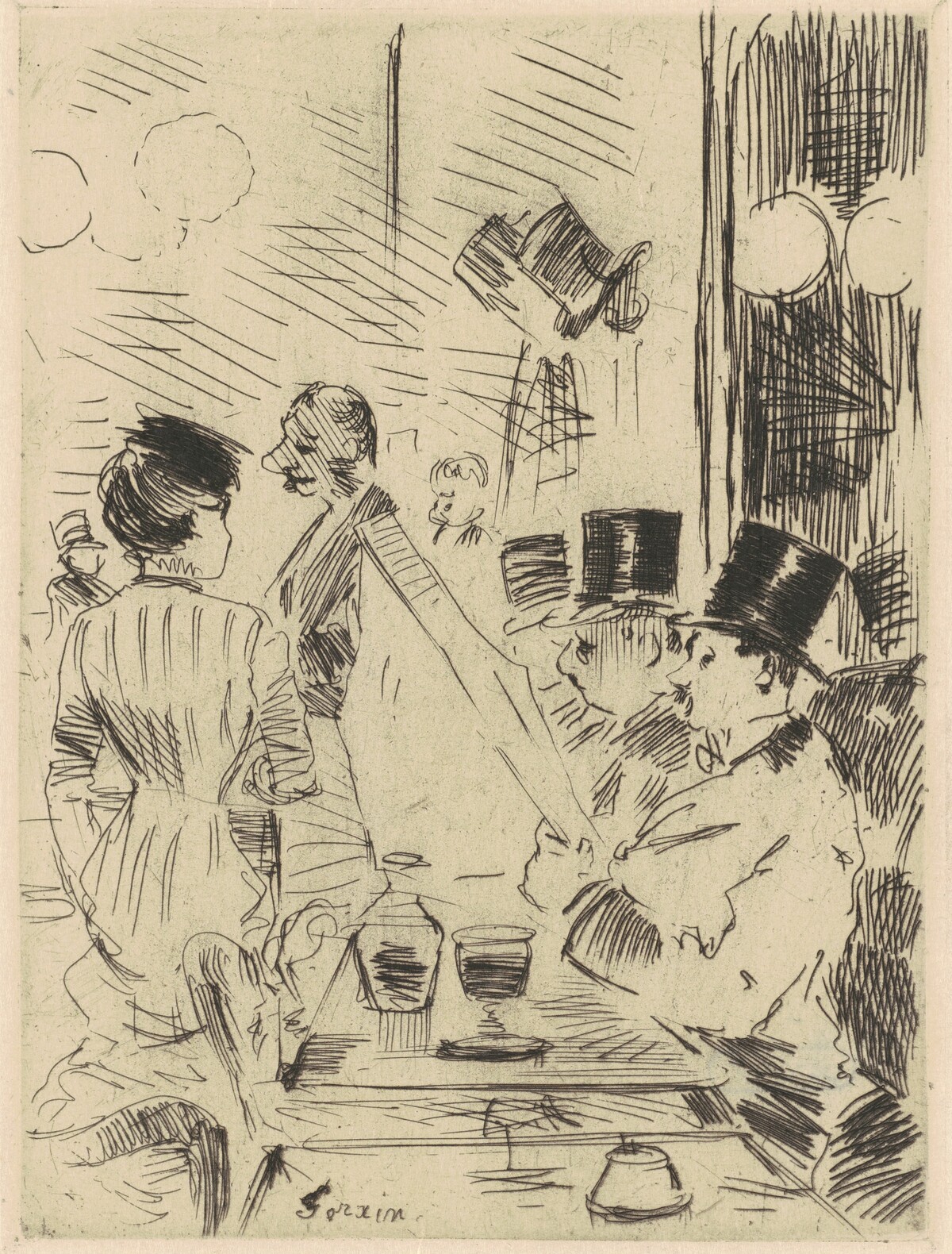 Le Cafe by Jean Louis Forain