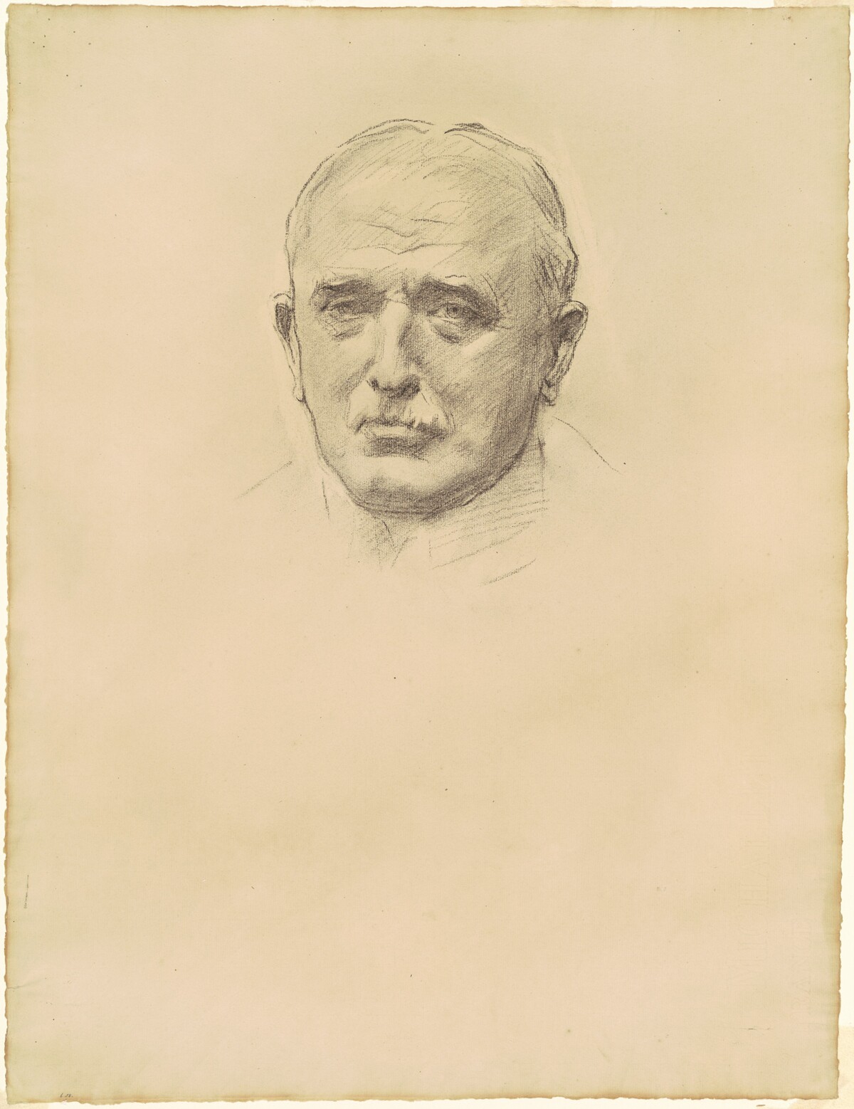 Study of Field Marshal John French for "General Officers of World War I" by John Singer Sargent
