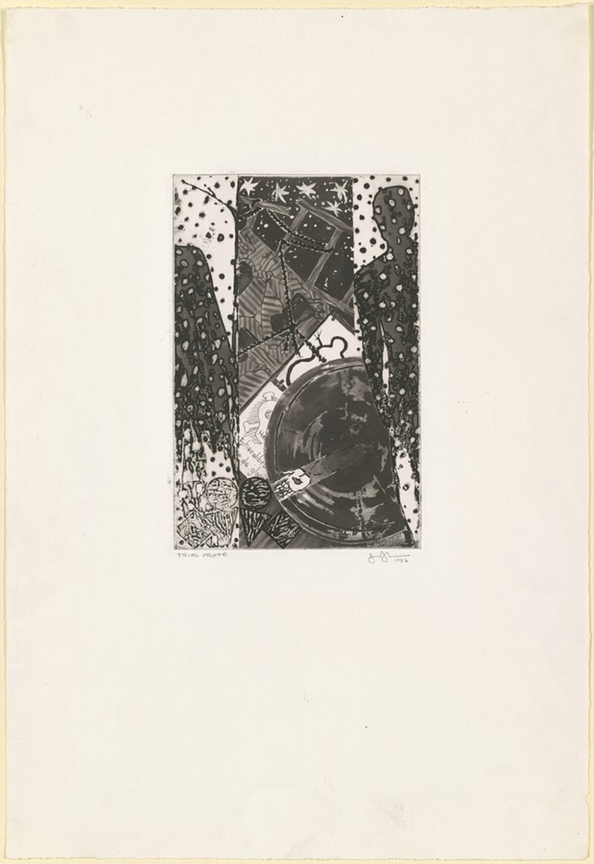 Winter [trial proof] by Jasper Johns