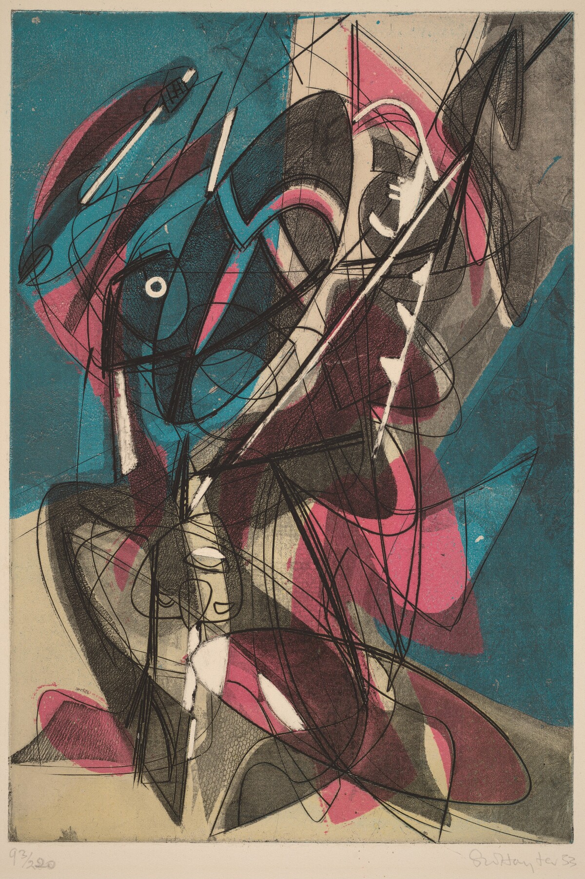 Combat by Stanley William Hayter