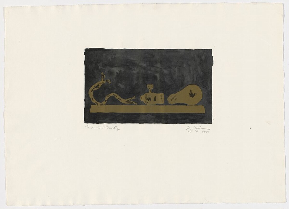 Light Bulb [trial proof] by Jasper Johns